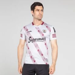 Galway GAA Player Fit Short Sleeve Training Top Grey / Maroon