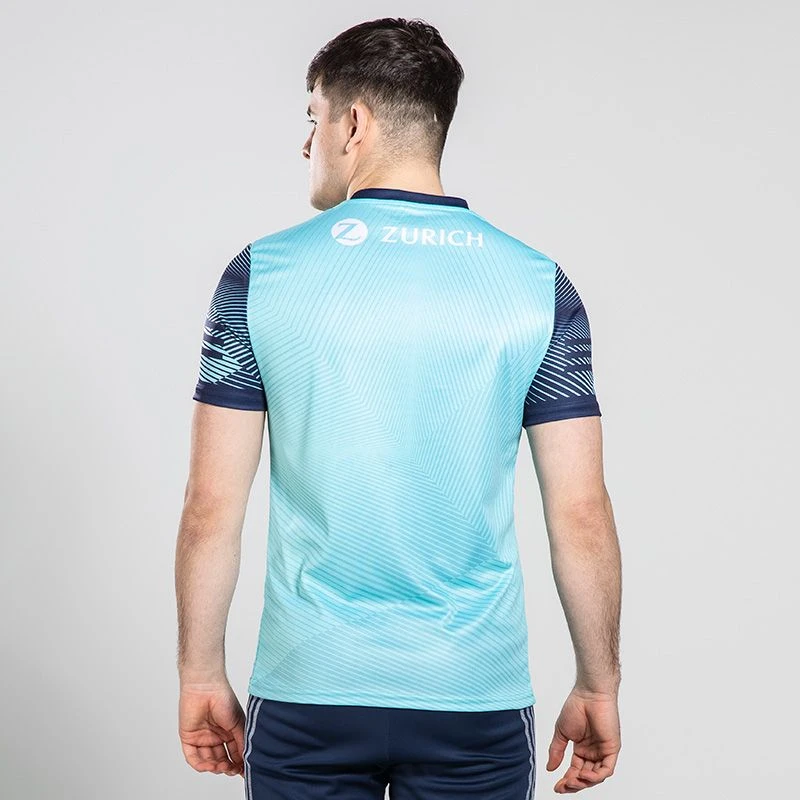 Wexford GAA Hurling Player Fit Short Sleeve Training Top Mint / Marine - Image 2