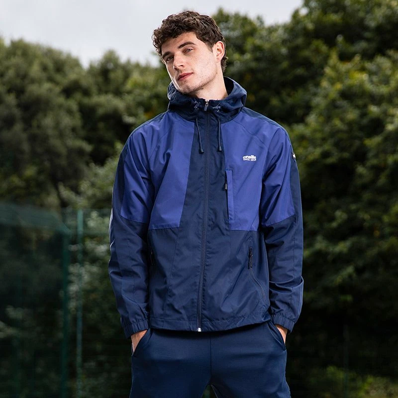 Men's Rio Hooded Rain Jacket Marine / Royal