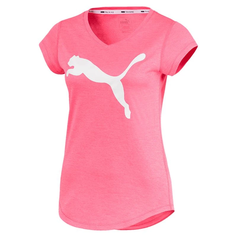 Puma Women's Heather Cat T-Shirt Bubblegum Heather