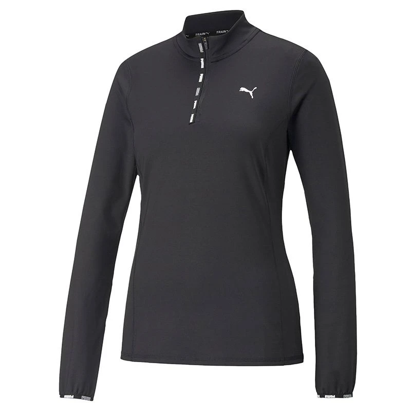 Puma Women's Strong Quarter Zip Top Black
