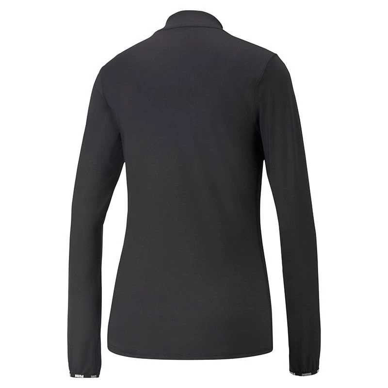 Puma Women's Strong Quarter Zip Top Black - Image 2