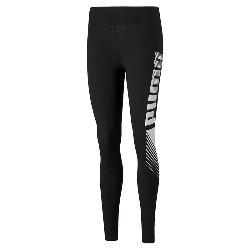 Puma Women's Essentials Graphic Leggings Puma Black - Image 4