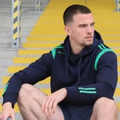 Men's Loxton Hooded Top Marine / Green