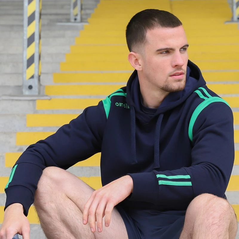 Men's Loxton Hooded Top Marine / Green