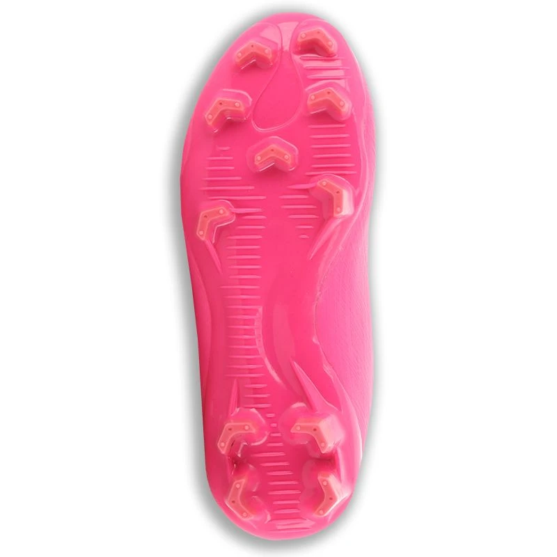 Aluna Pre-School Firm Ground Velcro Football Boots Pink / Light Pink - Image 4