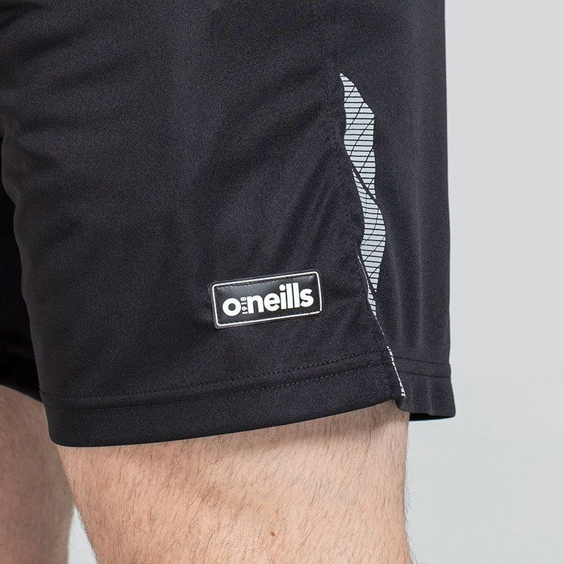 Men's Cody Training Shorts Black / Red / Grey - Image 8