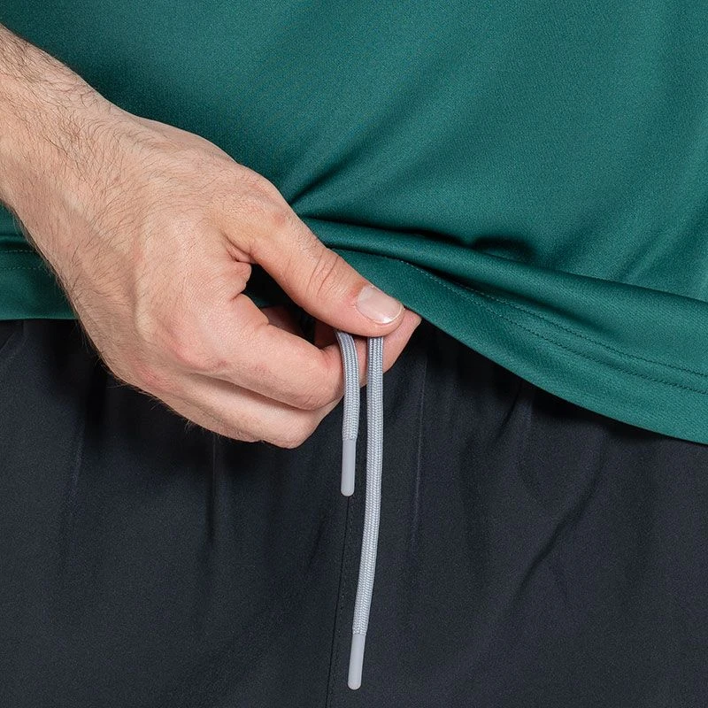 Men's Zack Woven Shorts Black / Grey / Green - Image 4