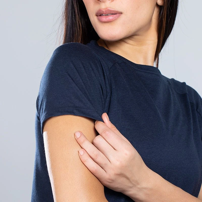 Women's Madison Cotton T-Shirt Marine - Image 4