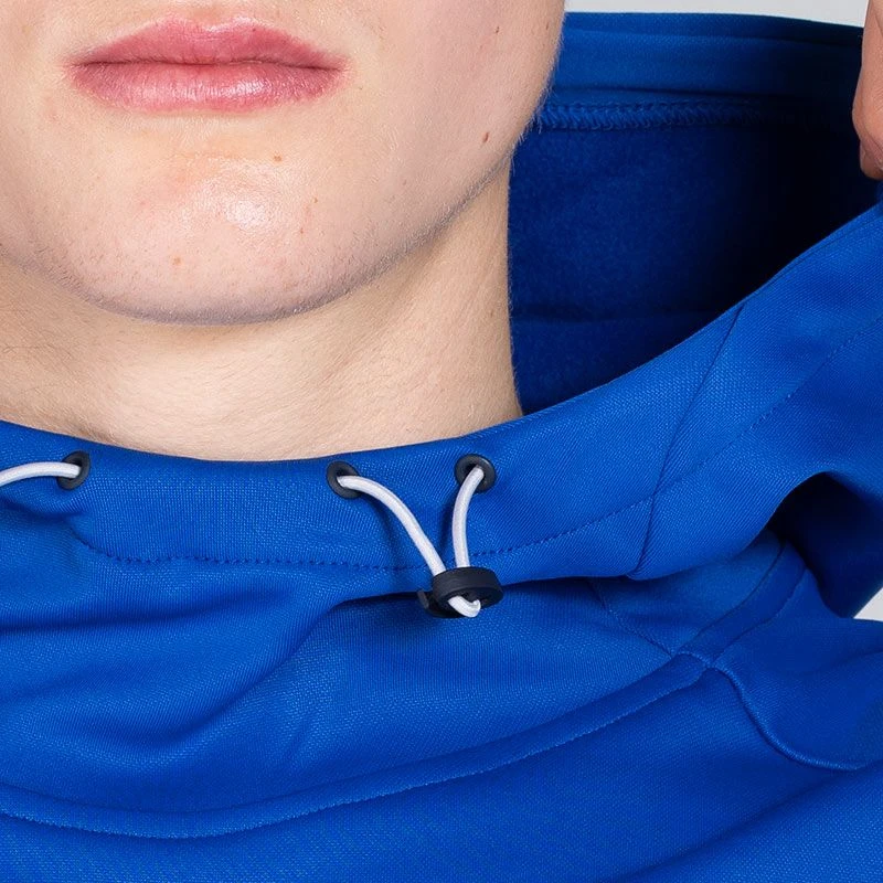 Men's Zack Fleece Pullover Hoodie Royal / Marine / Silver - Image 4