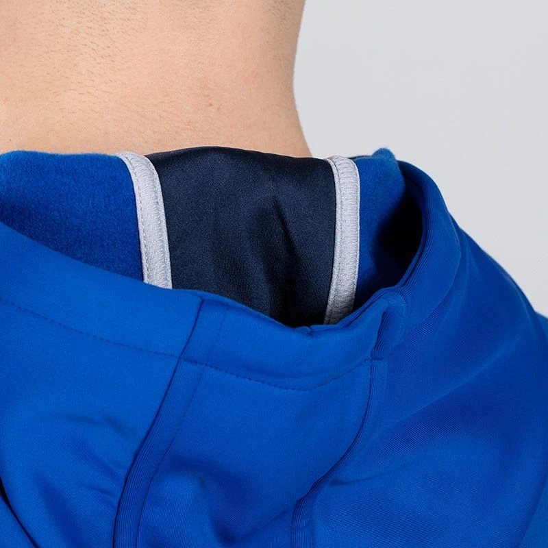 Men's Zack Fleece Pullover Hoodie Royal / Marine / Silver - Image 7