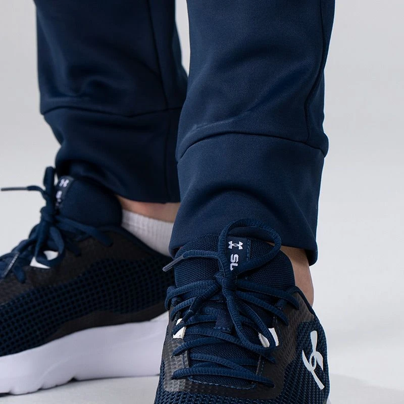 Men's Zack Fleece Skinny Tracksuit Bottoms Marine - Image 7