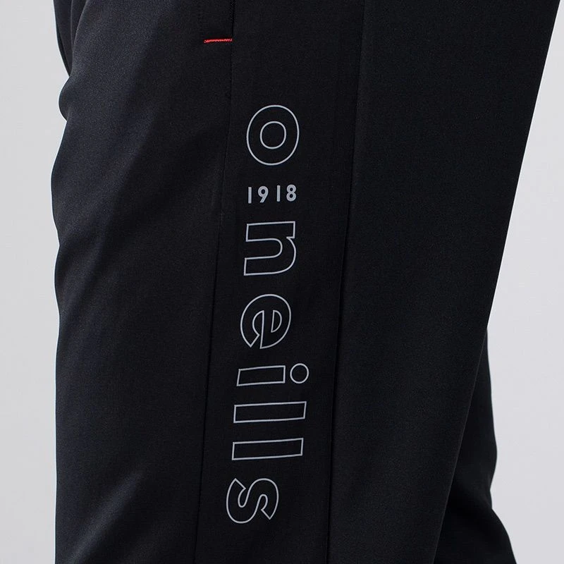 Men's Cody Hybrid Skinny Tracksuit Bottoms Black / Red / Grey - Image 6