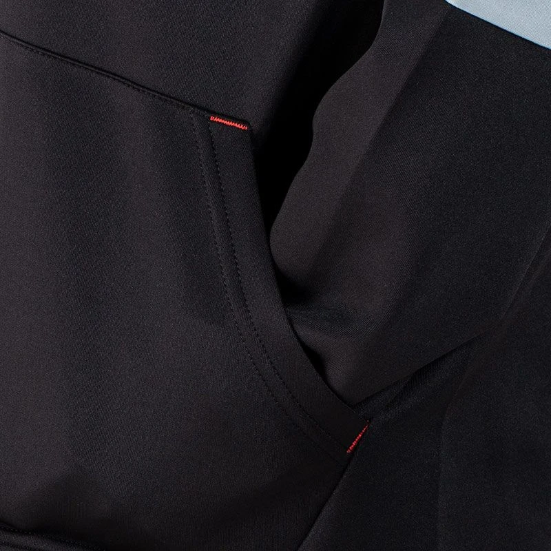 Kids' Cody Hybrid Pullover Hoodie Grey / Black / Red - Image 5