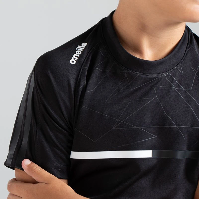 Kids' Dolmen T-Shirt Black / White - Image 4