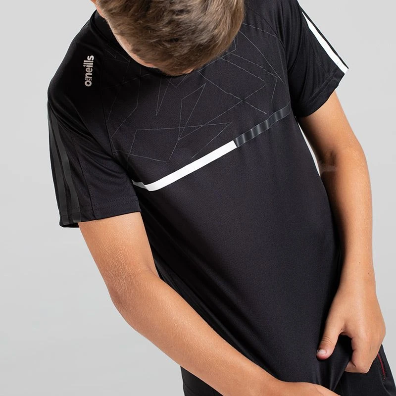 Kids' Dolmen T-Shirt Black / White - Image 3