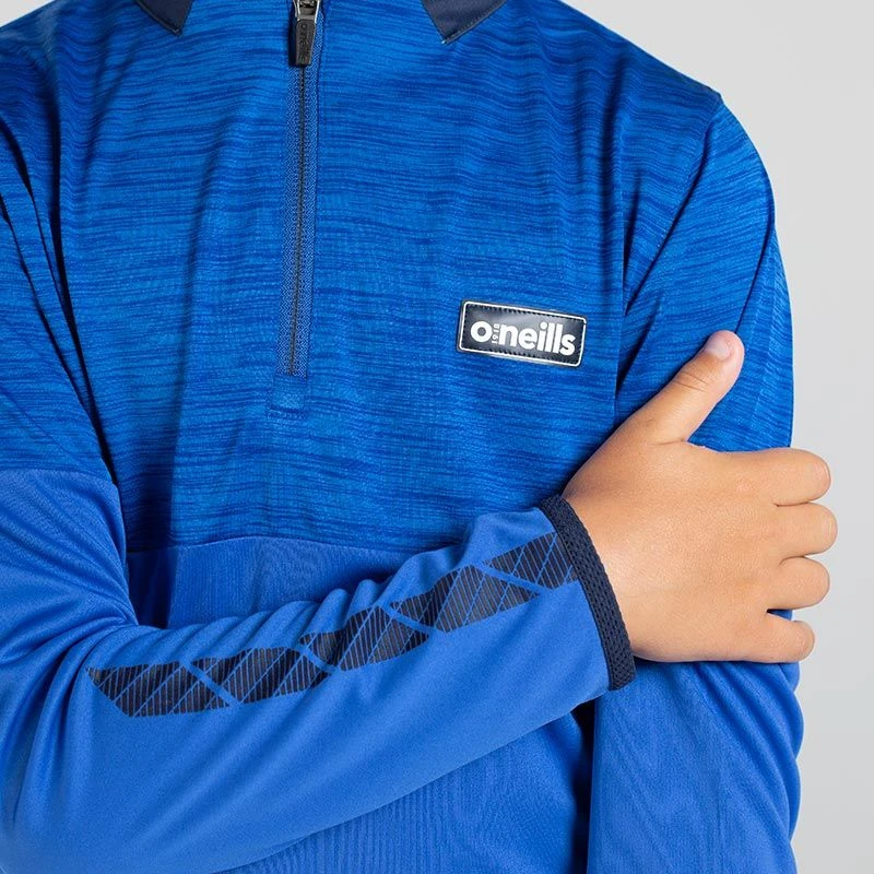 Kids' Cody Half Zip Midlayer Top Royal / Marine - Image 3