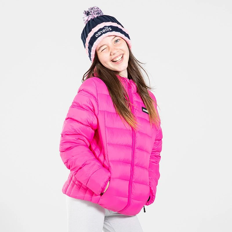 Kids' Fiona Hooded Padded Jacket Pink