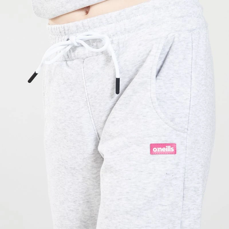 Kids' Katalina Fleece Leisure Bottoms Grey / Pink - Image 3