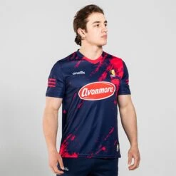 Kilkenny GAA Short Sleeve Training Top Marine / Red