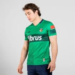 Antrim GAA Player Fit Short Sleeve Training Top Green / Bottle