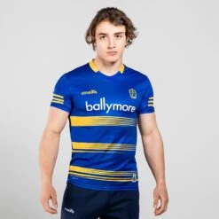 Roscommon GAA Player Fit Short Sleeve Training Top Royal / Amber