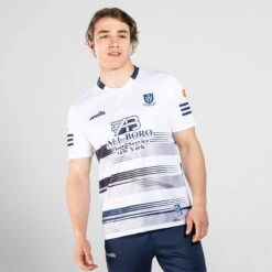 Monaghan GAA Short Sleeve Training Top White / Marine