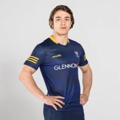 Longford GAA Player Fit Short Sleeve Training Top Marine / Royal