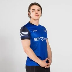 Louth GAA Player Fit Short Sleeve Training Top Royal / Black