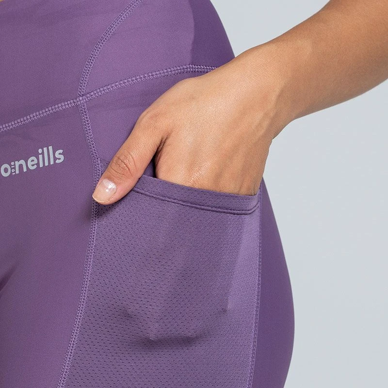 Women's Ariana Cycling Shorts Purple - Image 8