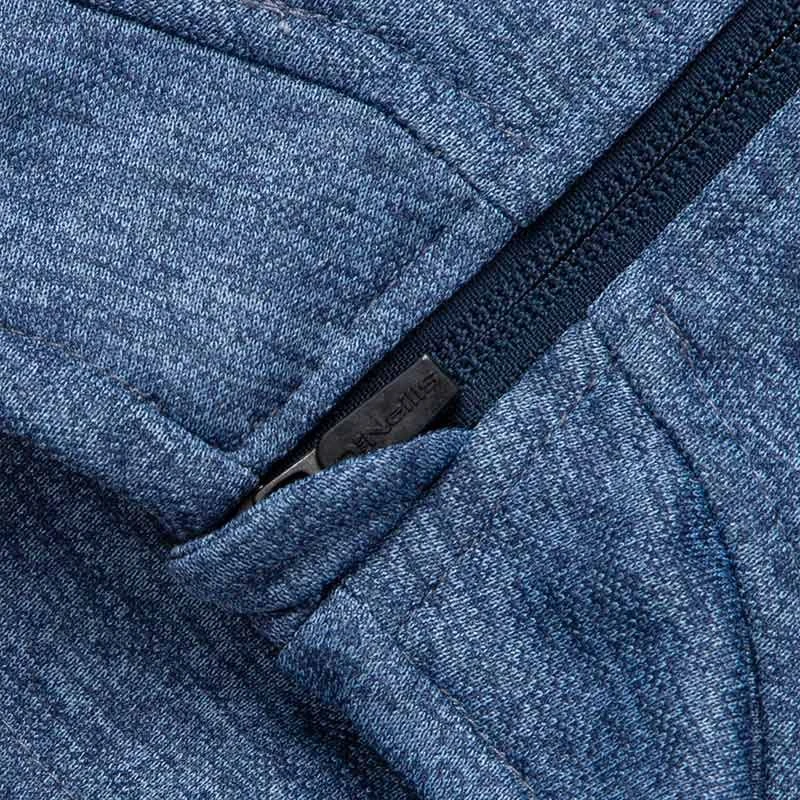 Kids' Auckland Squad Half Zip Top Marl Marine / Marine - Image 5