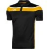 Men's Auckland Polo Shirt Black / Amber / White
