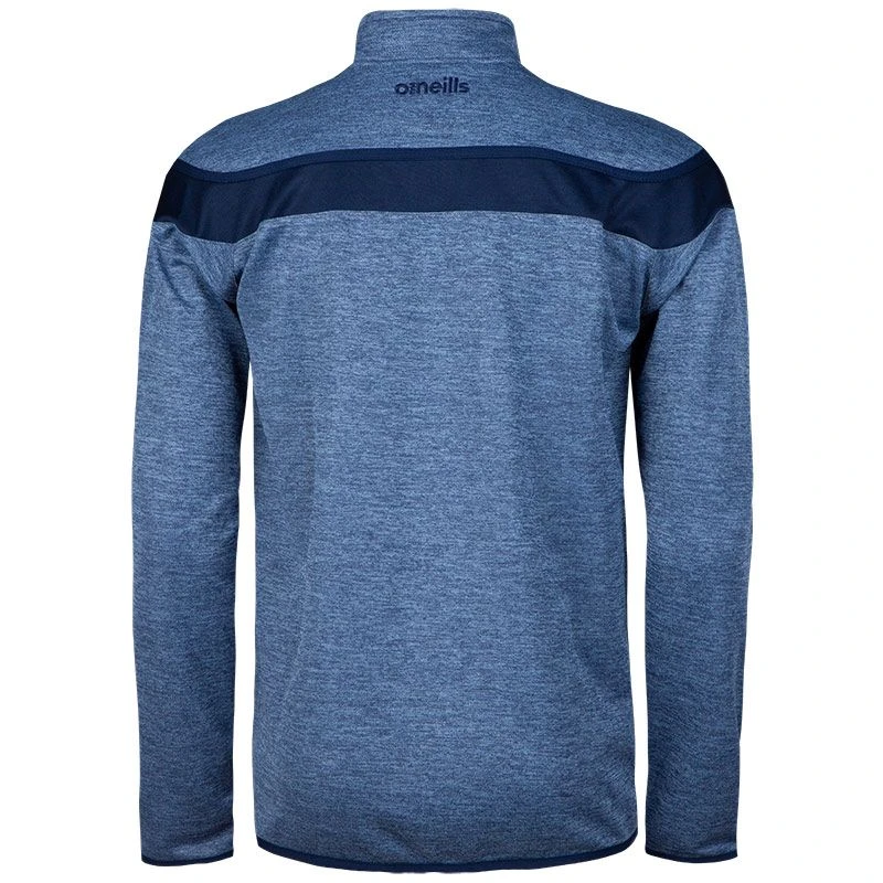 Kids' Auckland Squad Half Zip Top Marl Marine / Marine - Image 2