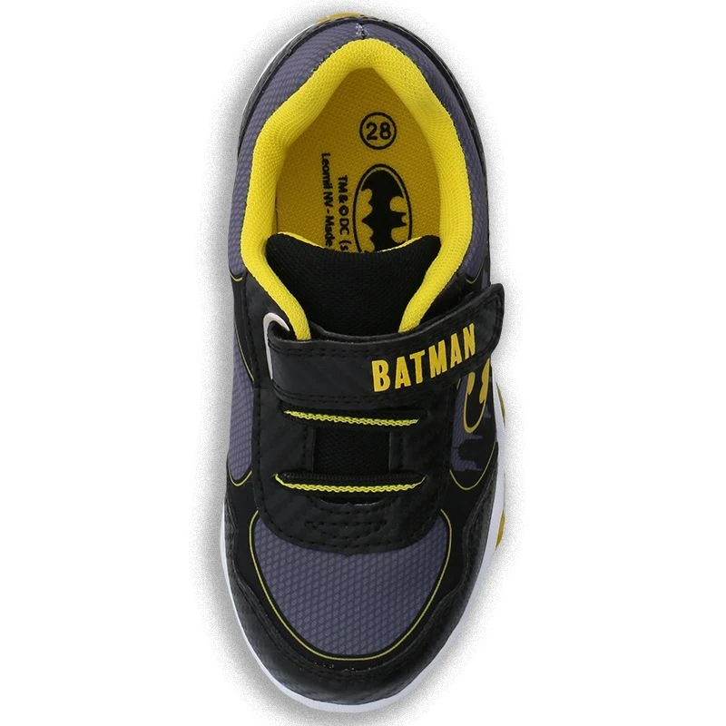 Batman Light Up Trainers Black / Yellow - Image 3