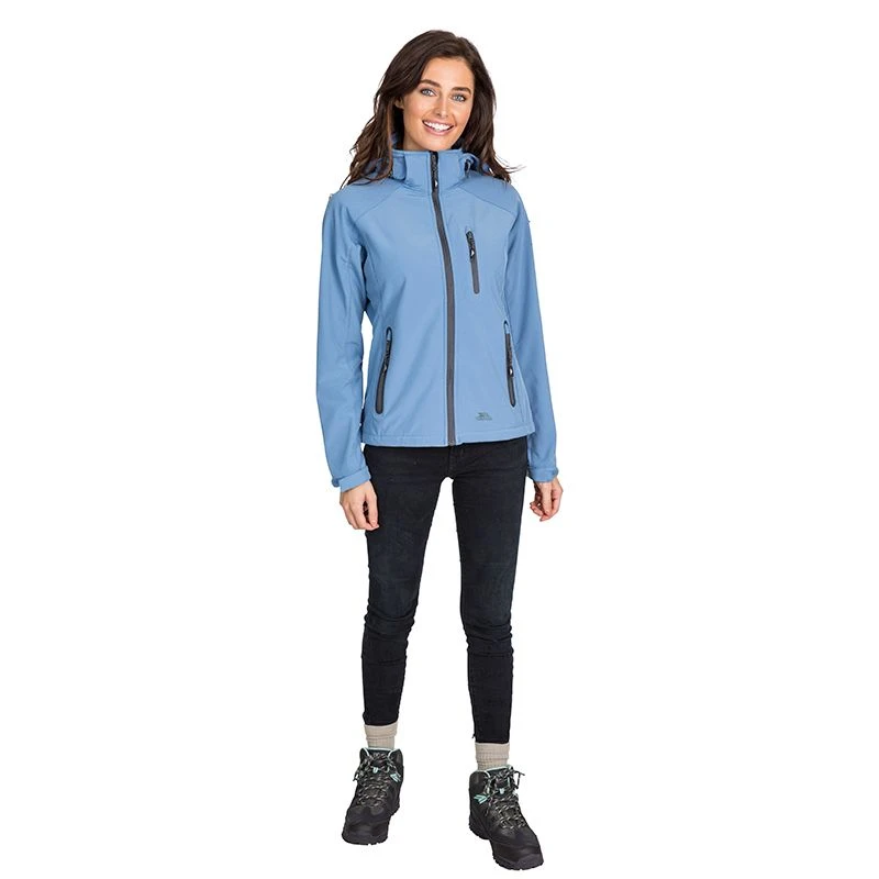 Trespass Women's Bela II Softshell Jacket Denim Blue - Image 3