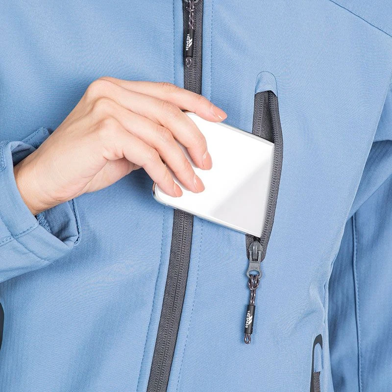 Trespass Women's Bela II Softshell Jacket Denim Blue - Image 5