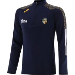 Antrim GAA Men's Belcourt Hybrid Half Zip Top Marine / Amber