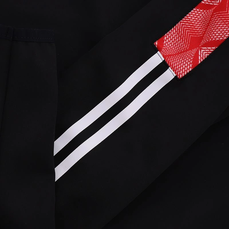 Tyrone GAA Kids' Belcourt Hybrid Half Zip Top Black / Red / White - Image 7