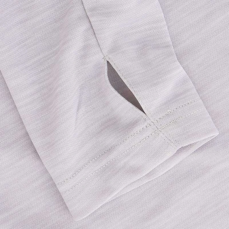 Women's Carrie Half Zip Midlayer Top Silver / Black - Image 6