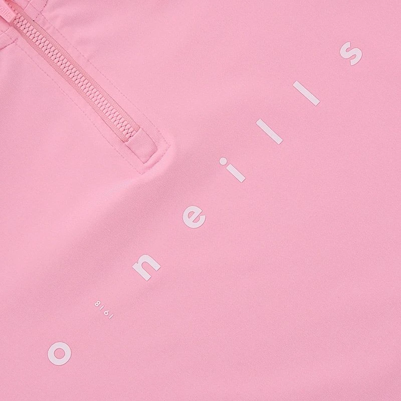 Women's Carrie Half Zip Top Pink / Black / White - Image 4