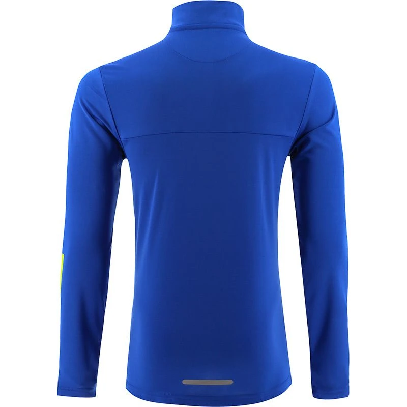 Men's Cathal Half Zip Midlayer Top Royal / Yellow - Image 2