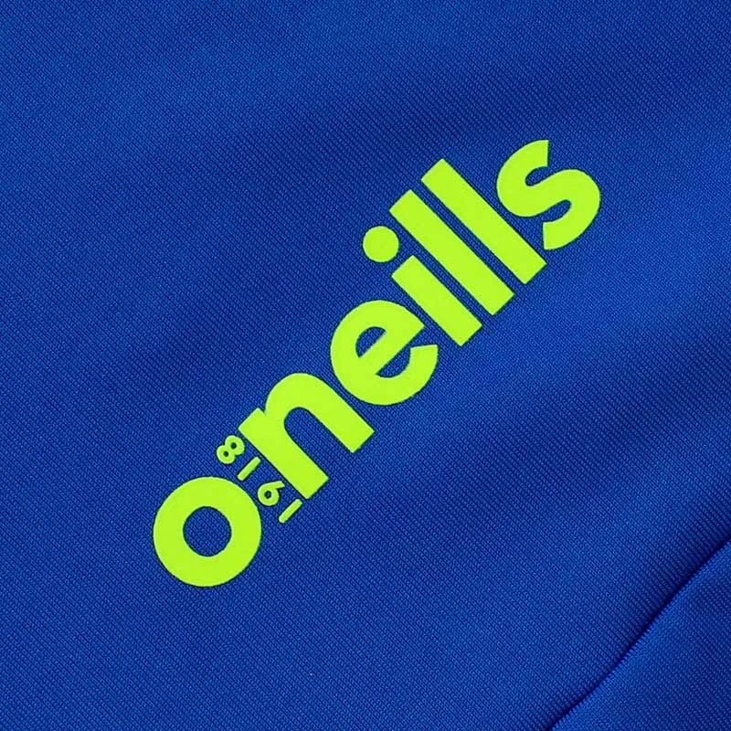 Men's Cathal Brushed Half Zip Top Royal / Yellow - Image 3