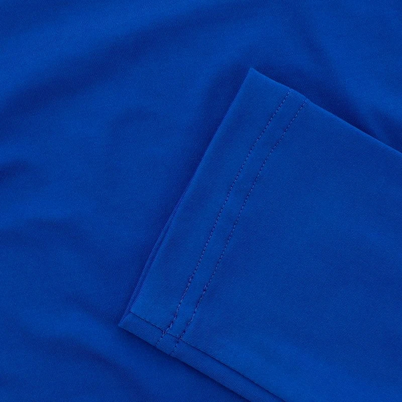 Men's Cathal Brushed Half Zip Top Royal / Yellow - Image 5