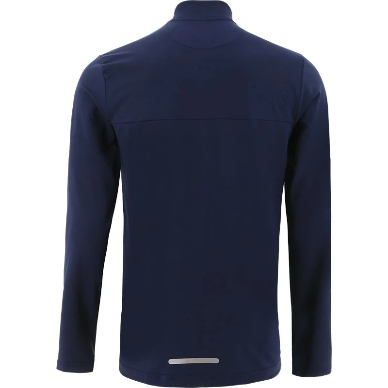 Men's Cathal Brushed Half Zip Top Marine - Image 2