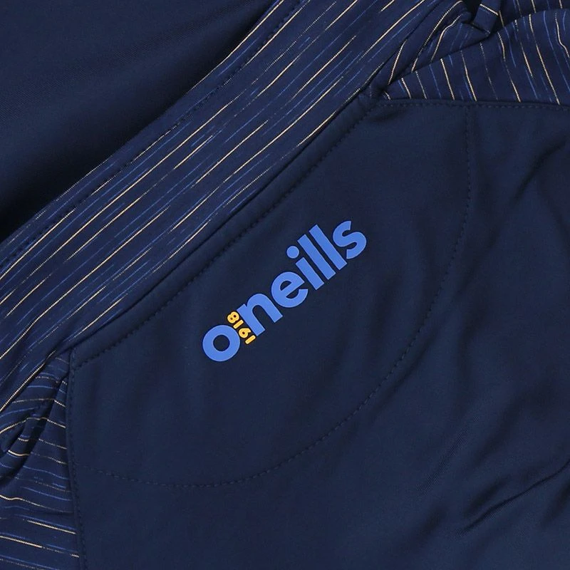 Longford GAA Kids' Harlem Brushed Half Zip Top Marine / Royal / Amber - Image 3