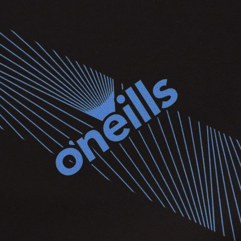 Clare GAA Short Sleeve Training Top Black / Sky - Image 4