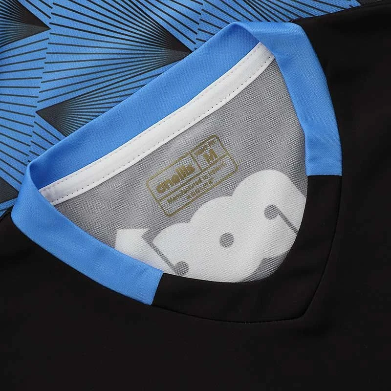 Clare GAA Player Fit Short Sleeve Training Top Sky / Black - Image 4