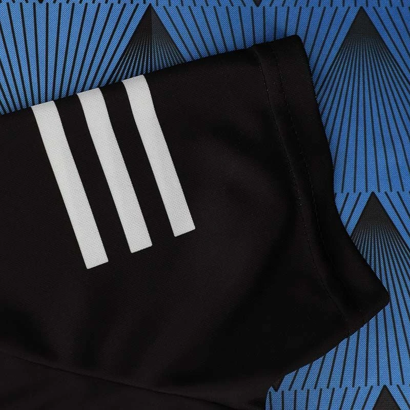 Clare GAA Kids' Short Sleeve Training Top Sky / Black - Image 7