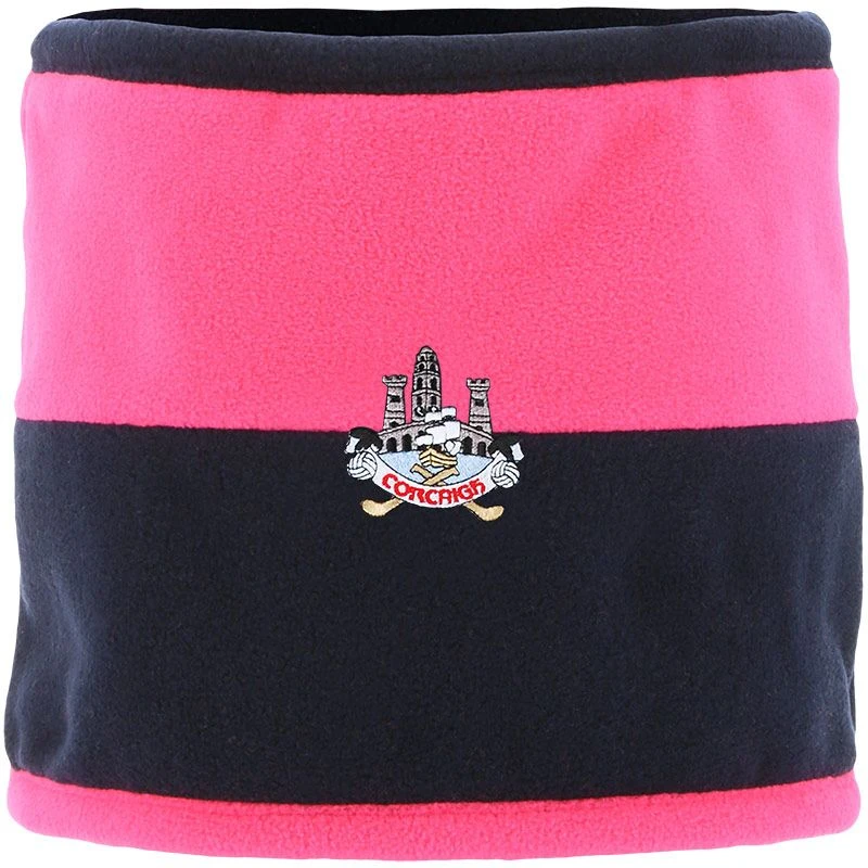 Cork GAA Peak Snood Marine / Pink / Silver - Image 2