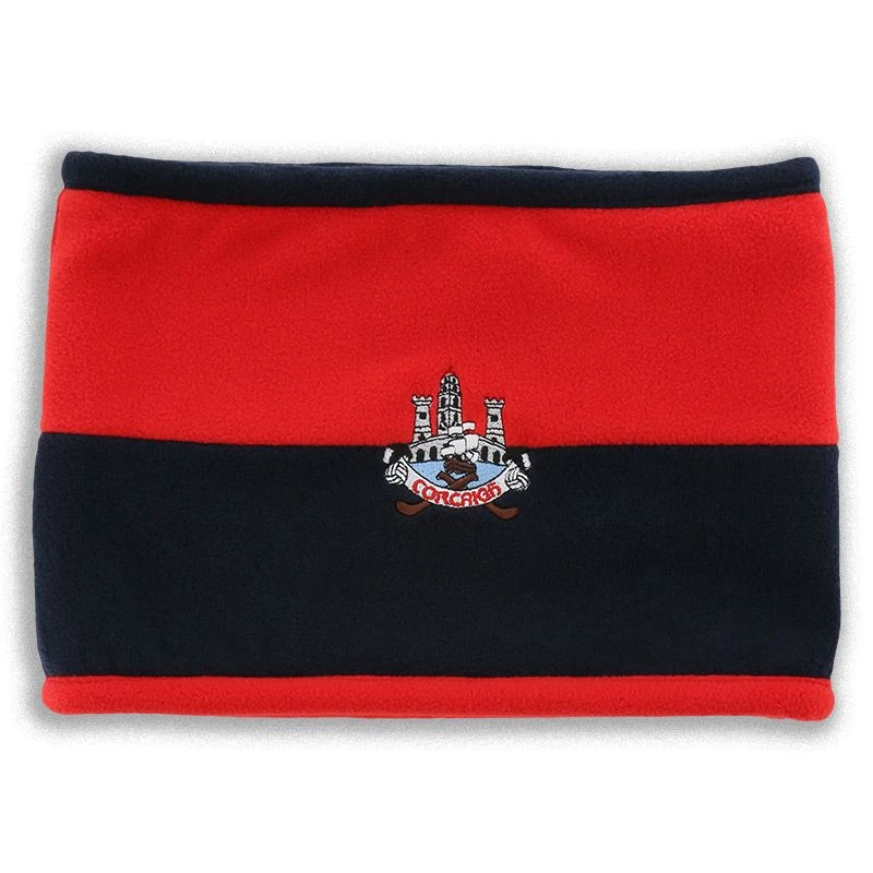 Cork GAA Peak Snood Marine / Red / Silver - Image 3